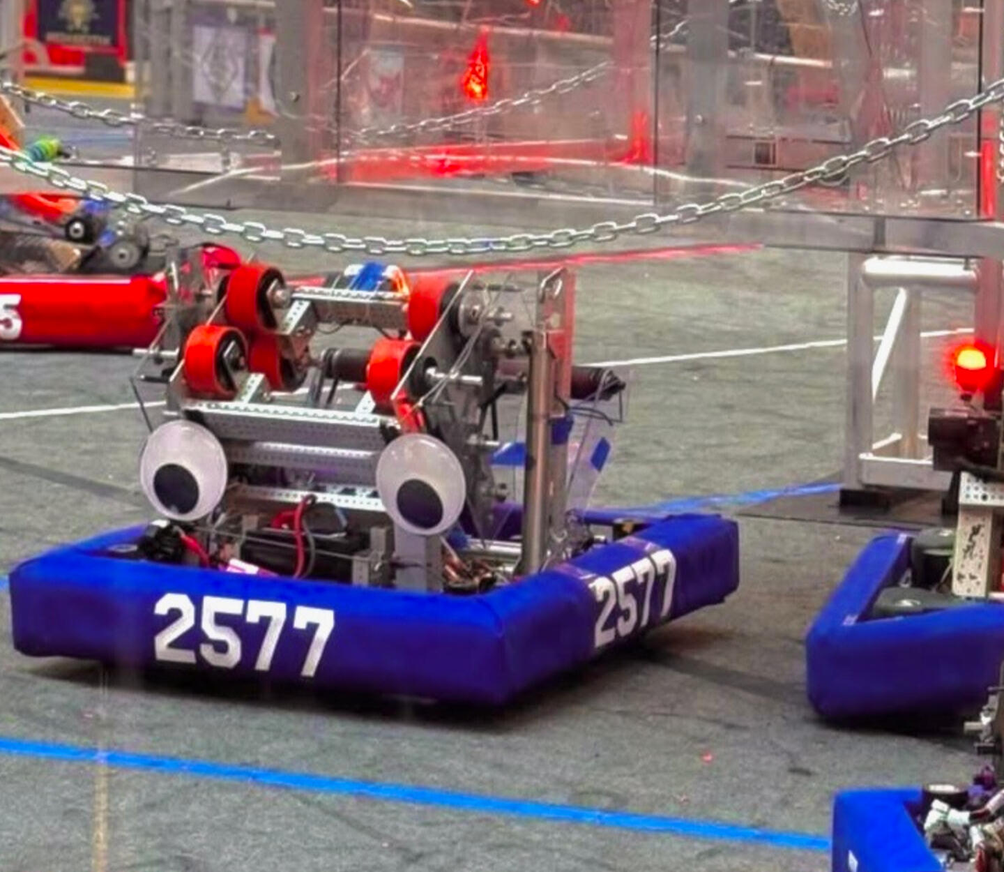 FTC Team 6069 + FRC Team 2577 Building robots with functionality and character. Go big blue!